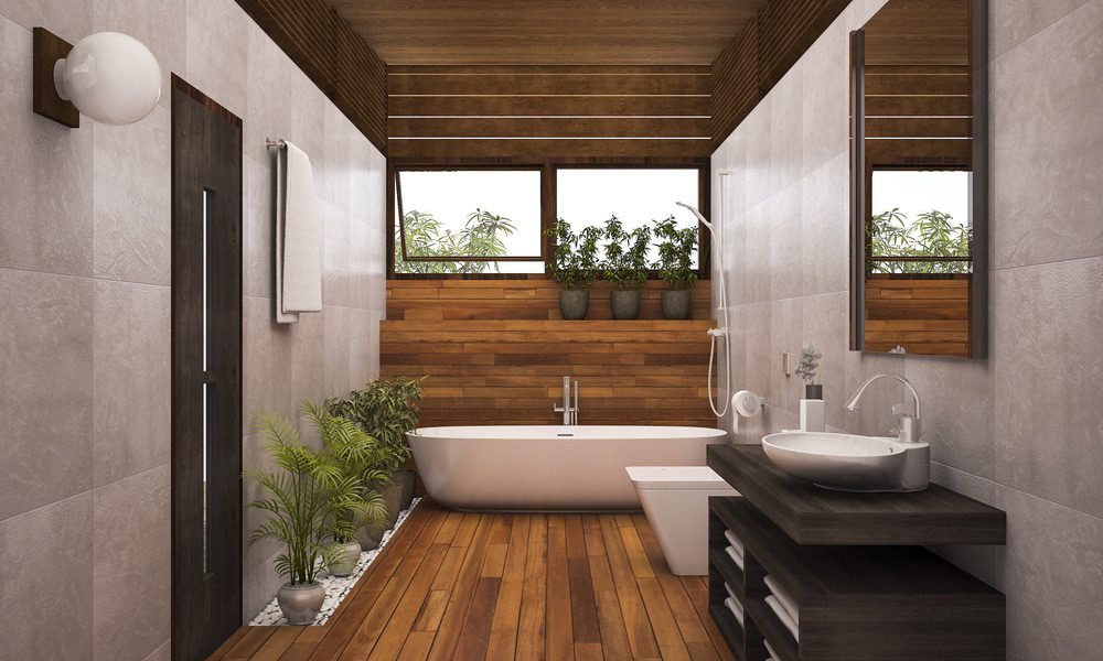 Home Trends Wood Elements in the Bathroom