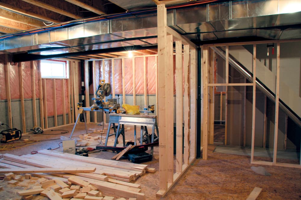 Carpentry in Ottawa - Basement Framing in Orleans