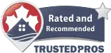 Rated and Recommended TrustedPros Logo