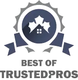 TrustedPros "Best Of" award for home renovation companies and online reviews.