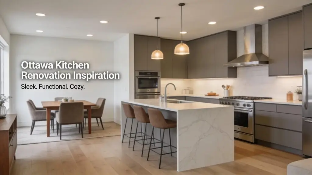 Modern kitchen design with open-concept layout showcasing sleek cabinetry and stylish appliances