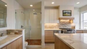 Modern kitchen and bathroom renovations showcasing custom designs and functionality in Nepean