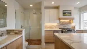Modern kitchen and bathroom renovations showcasing custom designs and functionality in Nepean