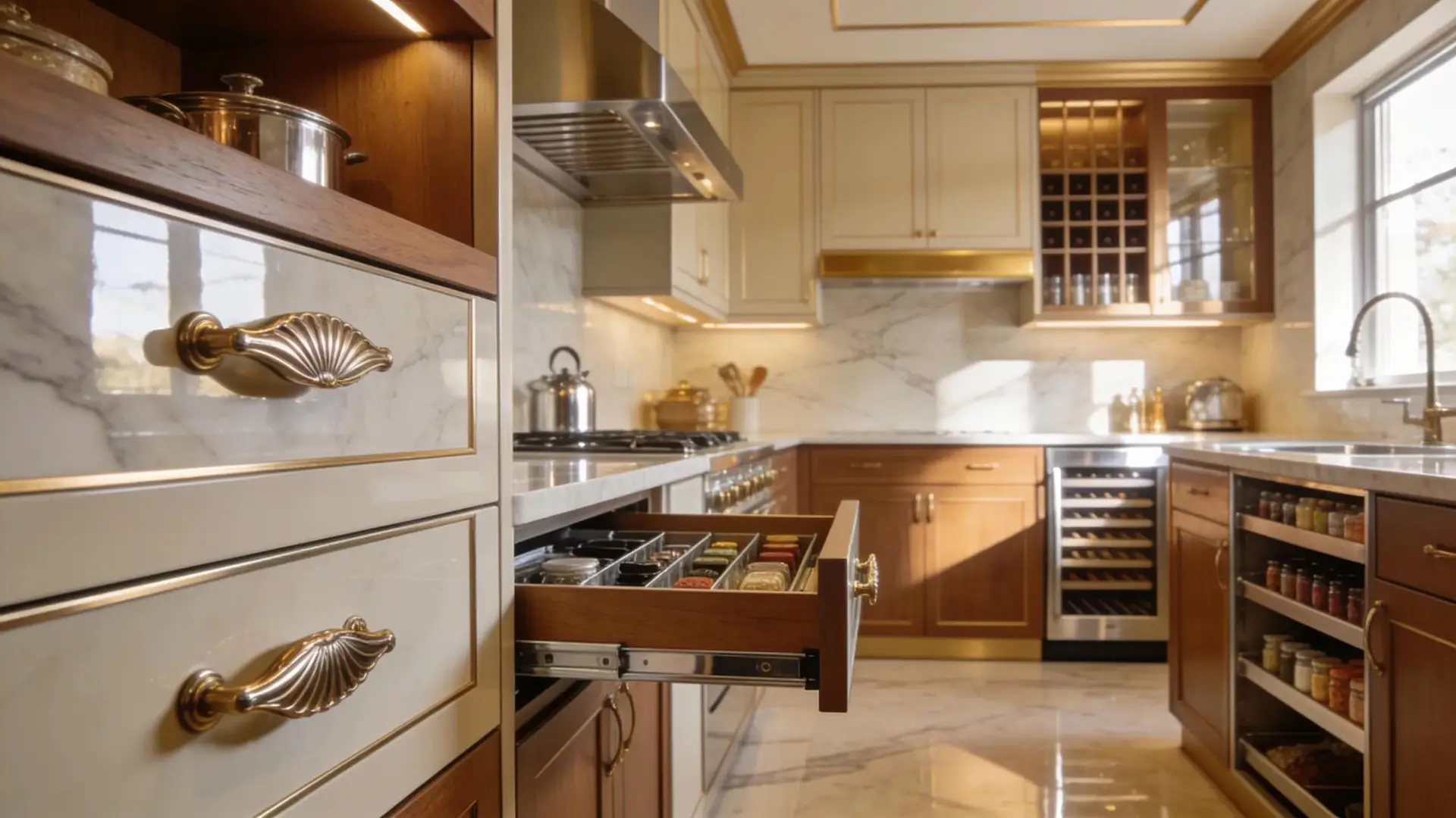 Custom kitchen cabinetry showcasing elegant design and functionality in luxury renovations