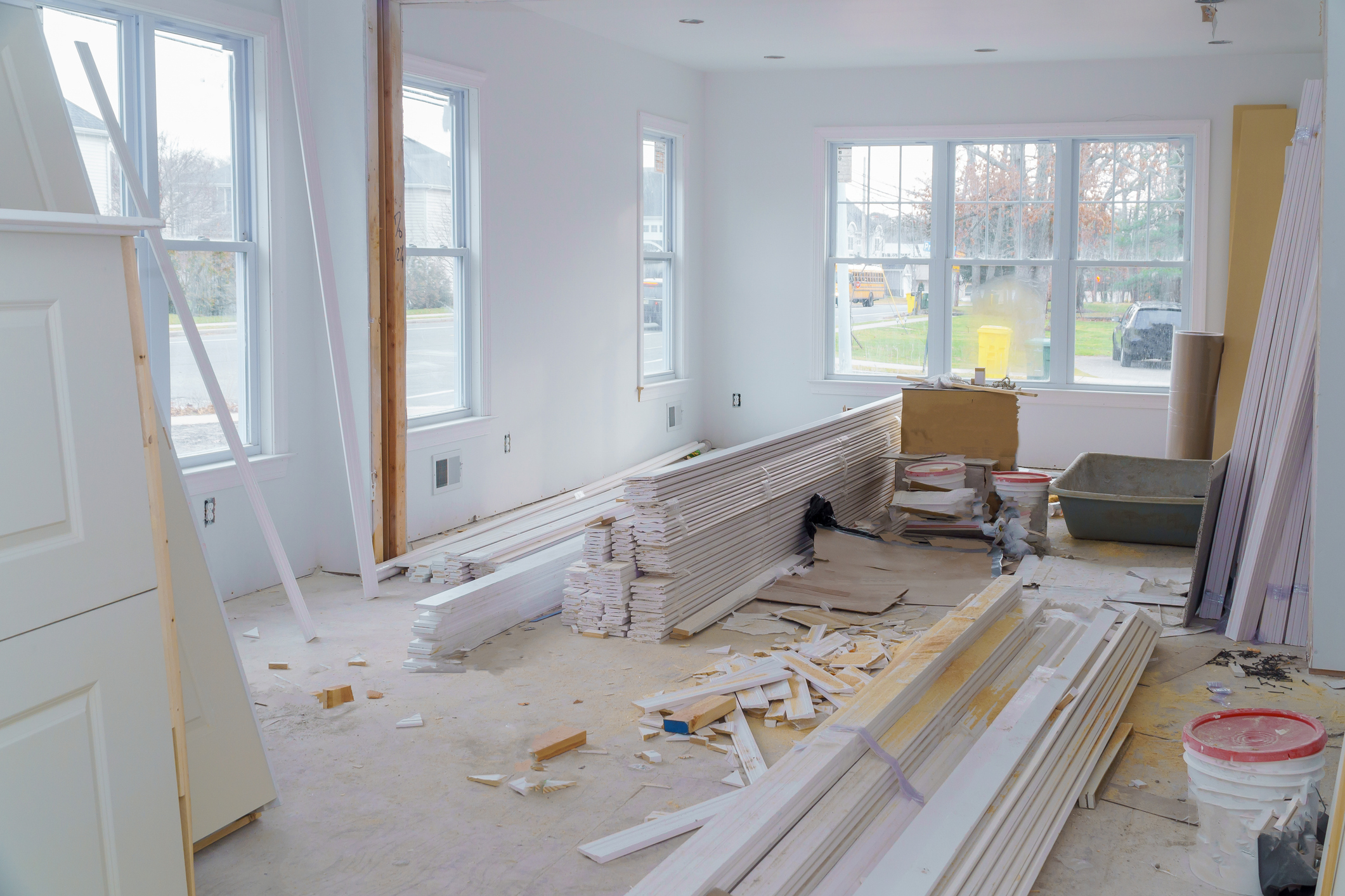 Central Ottawa renovation living room